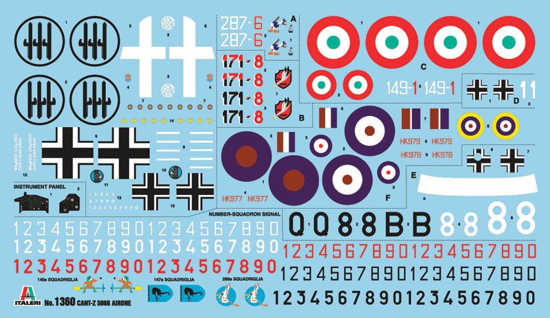 CANT Z.506 AIRONE 1/72 LUNGH 26.8 cm