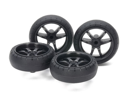 LARGE DIAM.LOW FRICTION TIRES & CARBON WHEELS