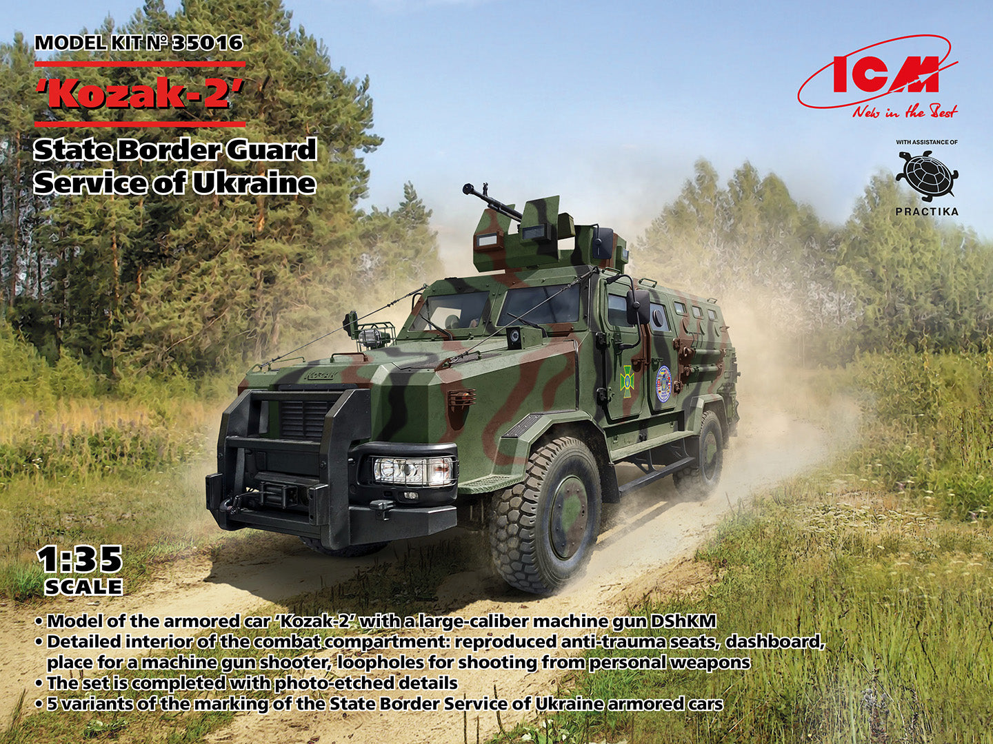 KOZAK-2 STATE BORDER GUARD SERVICE OF UKRAINE 1/35