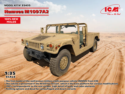 HUMVEE M1097A2 1/35 138x79 mm
