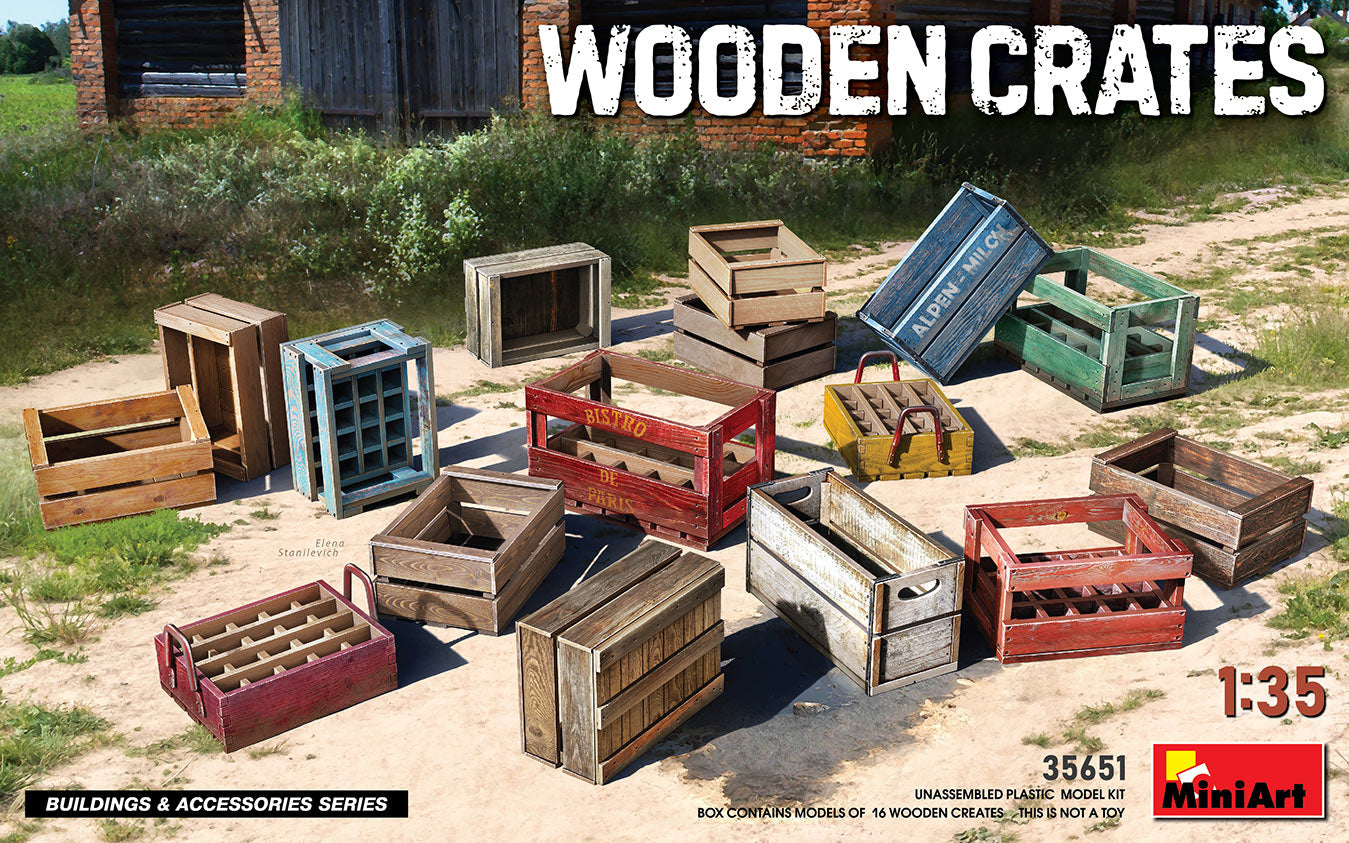 WOODEN CRATES 1/35