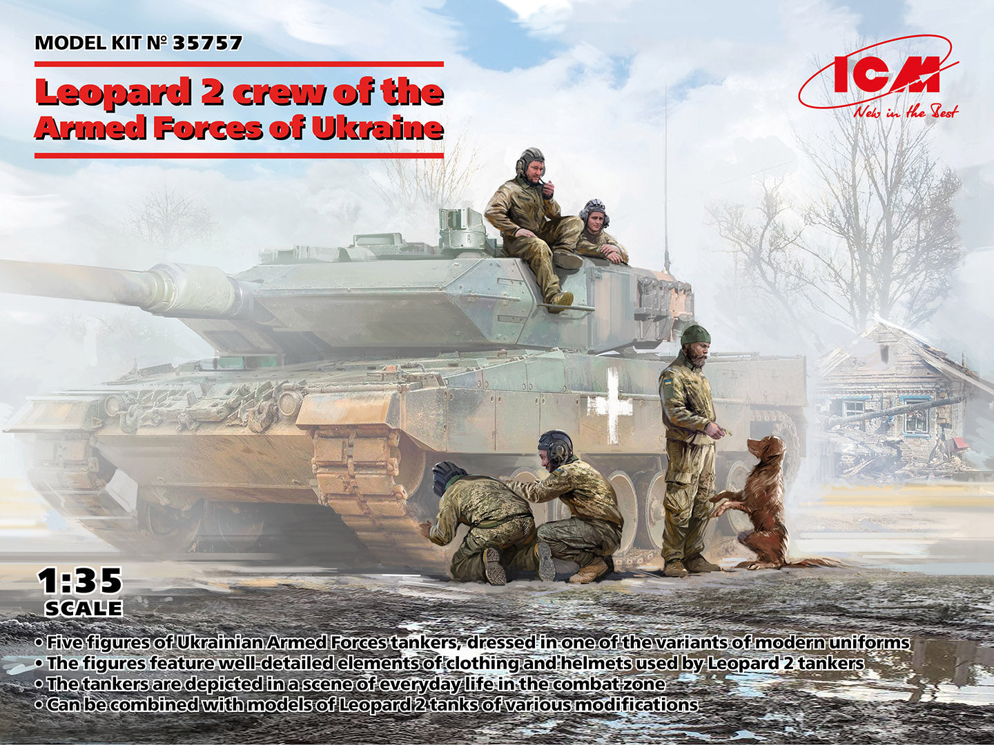 LEOPARD CREW ARMED FORCES OF UKRAINE 1/35