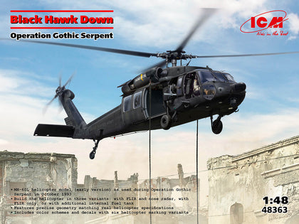 BLACK HAWK DAWN OPERATION GOTHIC SERPENT 1/48 LUNGH 414 mm