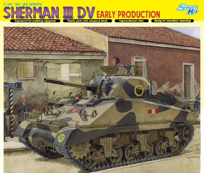 SHERMAN III DV EARLY PRODUTION 1/35 39-45