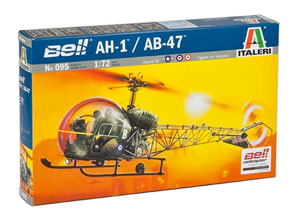 BELL AH-1/AB-47 LUNGH 12.6 cm DECALS PER 3 VERSIONI 1/72