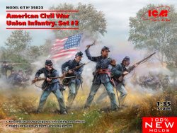 AMERICAN CIVIL WAR UNION INFANTRY 1/35