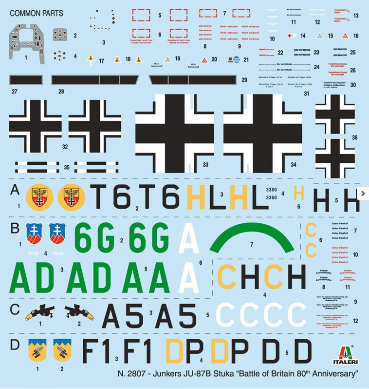 JUNKERS JU87B STUKA 1/48 LUNGH 22.9 cm