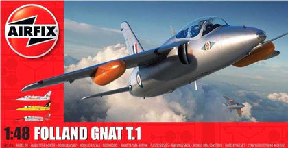 FOLLAND GNAT T.1 1/48 LUNGH 230 mm