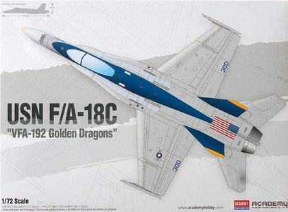 USN F/A-18C VFA-192 GOLDEN DRAGONS 1/72