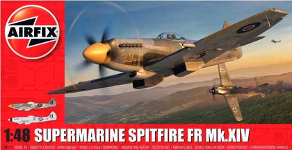 SUPERMARINE SPITFIRE FR MK XIV 1/48 LUNGH 206 mm