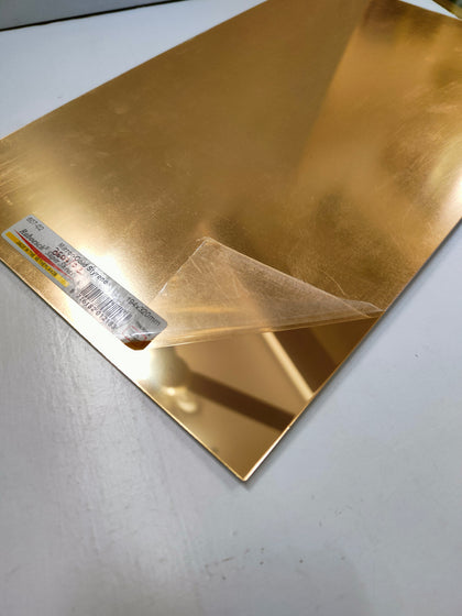 FOGLIO PLASTICA MIRROR-GOLD 194X320 mm SPESSORE 2 mm