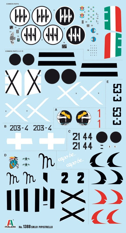 SM.81 PIPISTRELLO 1/72 LUNGH 25.5 cm