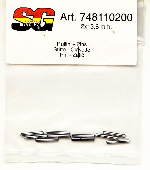 RULLINI MM.2X13.8 10 pz