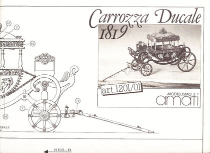 DISEGNO CARROZZA DUCALE 1819