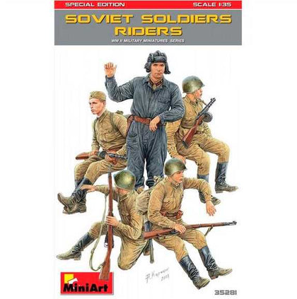 SOVIET SOLDIERS RIDERS 1/35