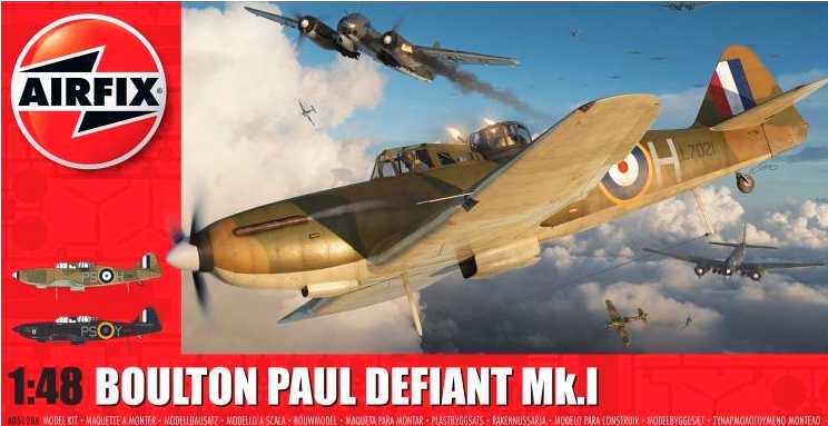 BOULTON PAUL DEFIANT MK.I 1/48 LUNGH 225 mm