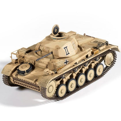 GERMAN PANZER II AUSF F NORTH AFRICA 1/35 LUNGH 136 mm