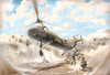 H-21C SHAWNEE FLYING BANANA 1/48 LUNGH 33.3 cm