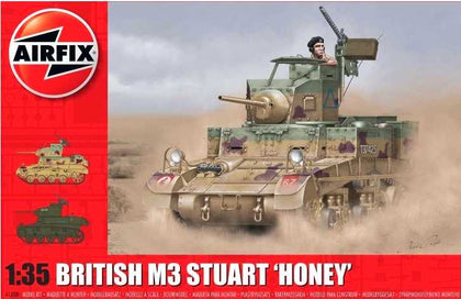 BRITISH M3 STUART HONEY 1/35 LUNGH 138 mm
