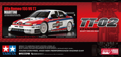 ALFA ROMEO 155 V6 TI MARTINI TT-02 4WD 1/10