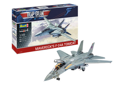 MAVERICK'S F-14A TOMCAT 1/48 LUNGH 39.4 cm CON PILOTA