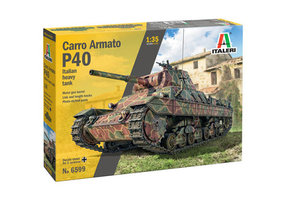 CARRO ARMATO  ITALIANO P40 1/35 LUNGH 16.5 cm