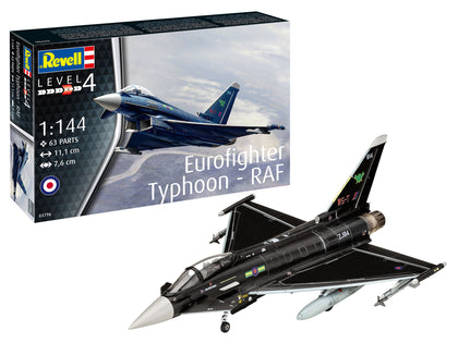 EUROFIGHTER TYPHOON-RAF 1/144 LUNGH 11.1 cm