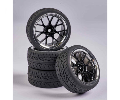 GOMME TASSELLATE 1/10 CON CERCHI NERI