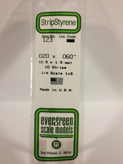 STRIP POLISTRENE 0.50X1.5 mm LUNGH 35 cm 10 PZ