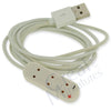 CAVO CIABATTA 3 PUNTI LUCE-USB 3V