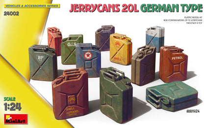 JERRYCANS 20L GERMAN TYPE 1/24