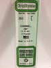 PROFILATO POLISTIRENE SEZ. C ALTEZZA MM.2 LUNGH 36 cm N.4 PZ