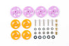 SET ROTELLE BASSA FRIZIONE MINI 4WD