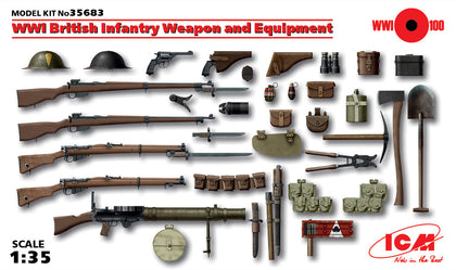 WWI BRITISH INFANTRY WEAPON AND EQUIPMENT 1/35