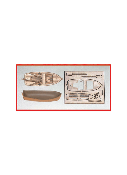 SCIALUPPA PLASTICA-LEGNO DA MM. 95