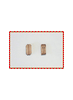 BOZZELLO DI NOCE 3mm 2 FORI 10 PZ