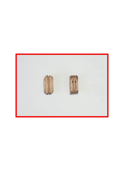 BOZZELLO IN NOCE DA MM. 5 A DUE FORI