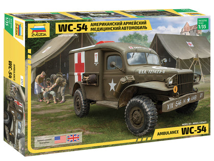 AMBULANCE WC-54 1/35 LUNGH 14.1 cm