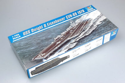 USS DWIGHT D.EISENHOWER CVN-69 1978 1/700 LUNGH 472 mm