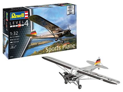 SPORTS PLANE 1/32 LUNGH 22 cm