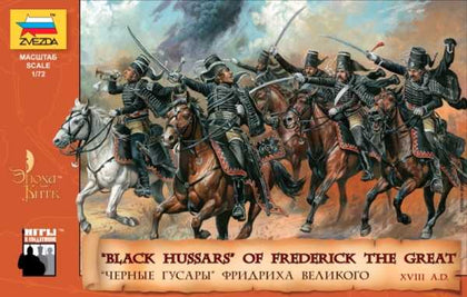BLACK HUSSARS DI FEDERICO II° 1/72