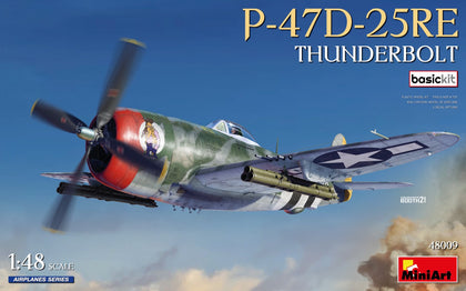 P-47D-25RE THUNDERBOLT  BASIC KIT 1/48