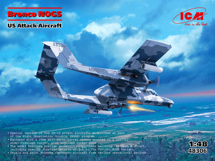 BRONCO NOGS US ATTACK AIRCRAFT 1/48 280x255 mm