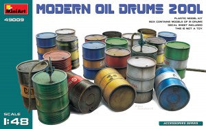 MODERN OIL DRUMS 200L 1/48