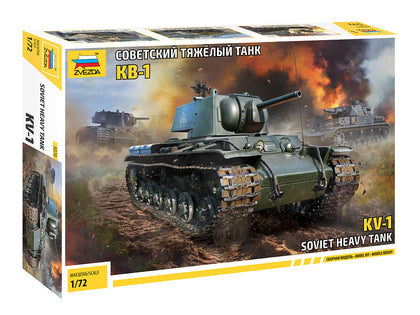 KV-1 SOVIET HEAVY TANK 1/72 LUNGH 9.2 cm