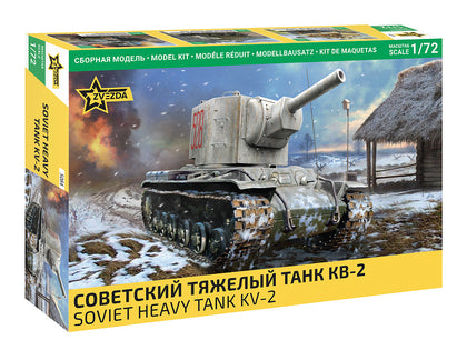 SOVIET HEAVY TANK KV-2 1/72 LUNGH 9.6 cm