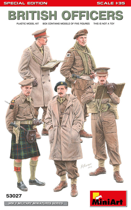 BRITISH OFFICERS 1/35