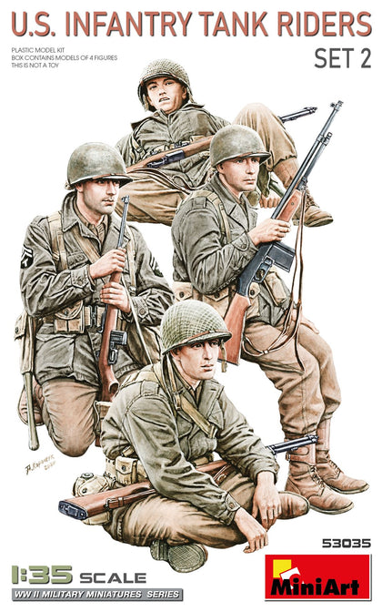 U.S. INFANTRY TANK RIDERS SET 2 1/35