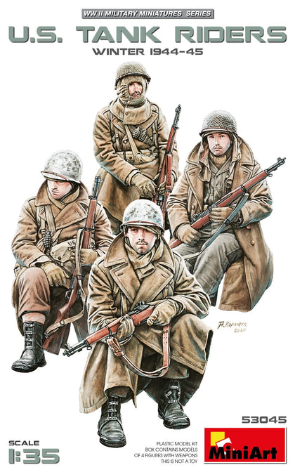 U.S. TANK RIDERS WINTER 1944-45 1/35