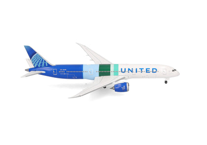 BOEING 787-9 DREAMLINER THE FUTURE IS SAF UNITED AIRLINES 1/500